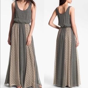Anthropology Ella Moss Sleeveless Silk Maxi Dress 👗